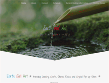 Tablet Screenshot of earthgirlart.com